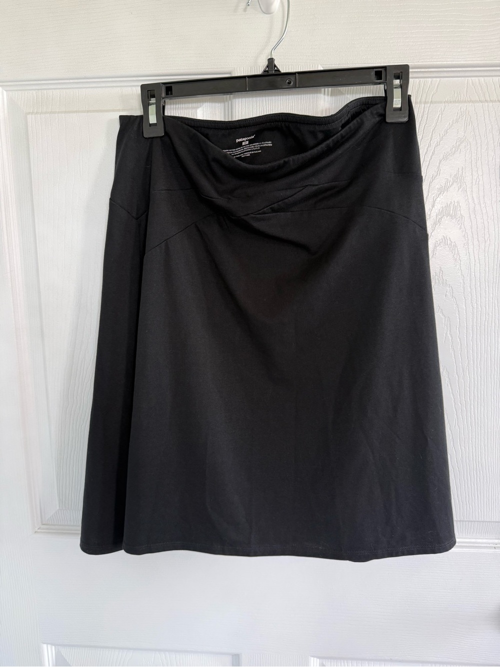 Patagonia Black Organic Cotton A Line Skirt M Travel Hiking Outdoor Athleisure